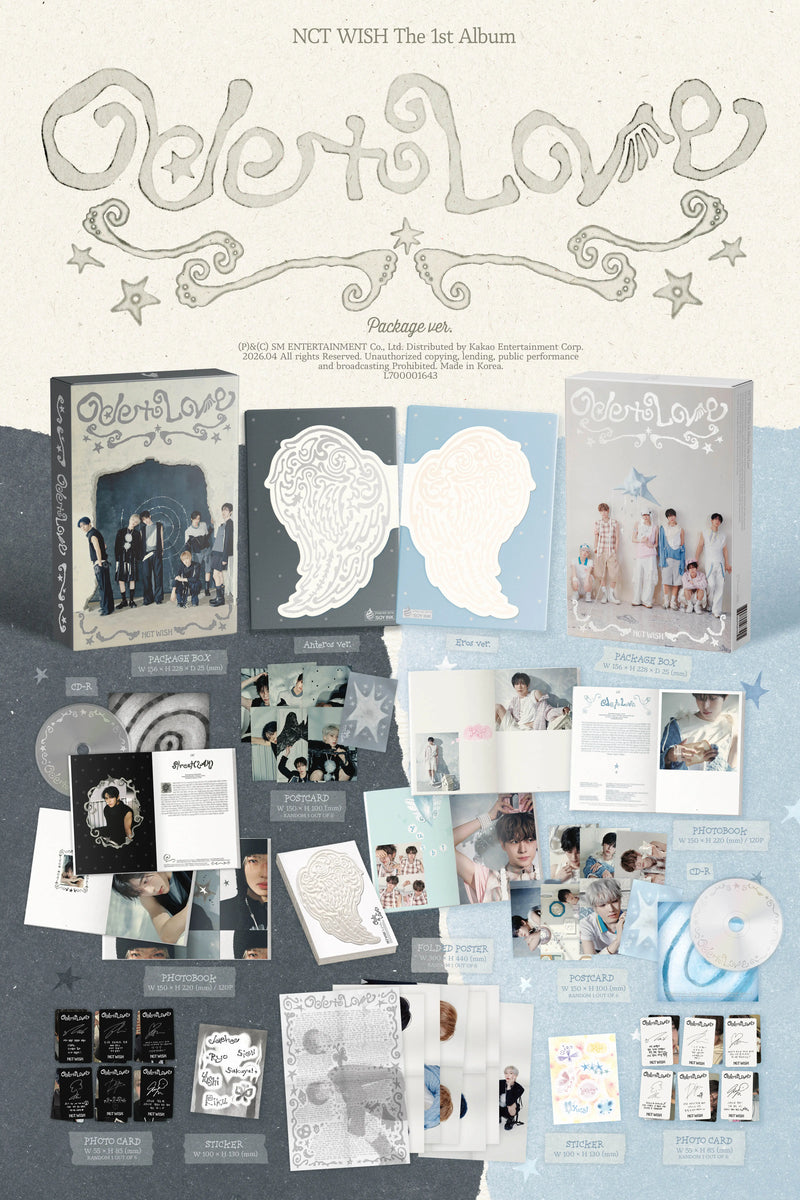 NCT WISH - 1ST ALBUM - ODE TO LOVE (PACKAGE VER.)