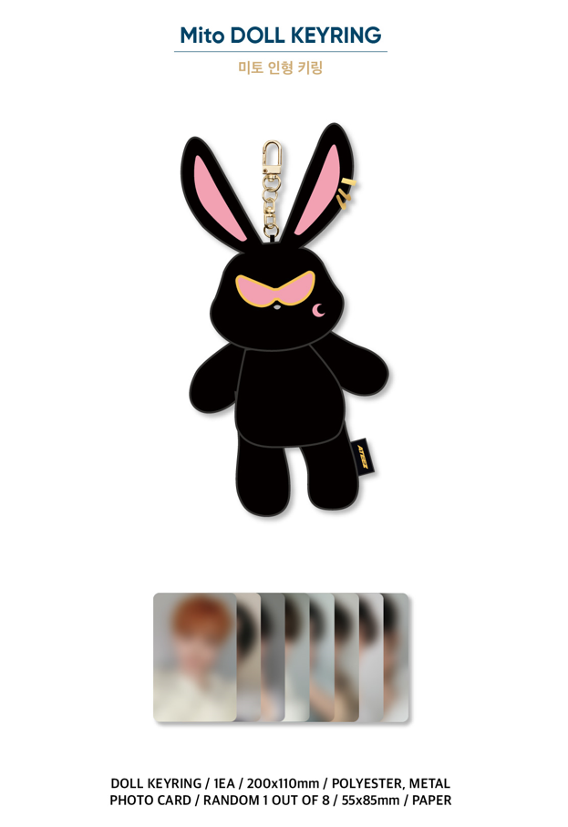 ATEEZ - OFFICIAL MD [GOLDEN HOUR : Part.1] - MITO DOLL KEYRING