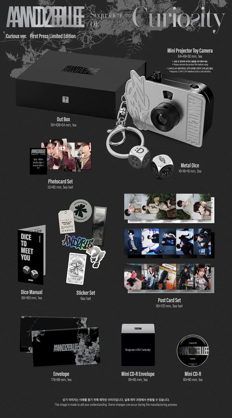 AND2BLE - 1ST MINI ALBUM - SEQUENCE 01: CURIOSITY (CURIOUS VER.)