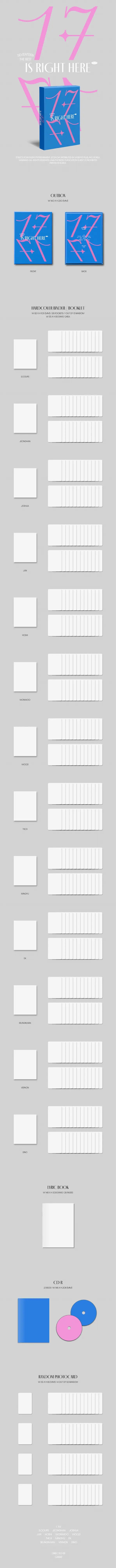 SEVENTEEN - BEST ALBUM - 17 IS RIGHT HERE (DEAR VER.)