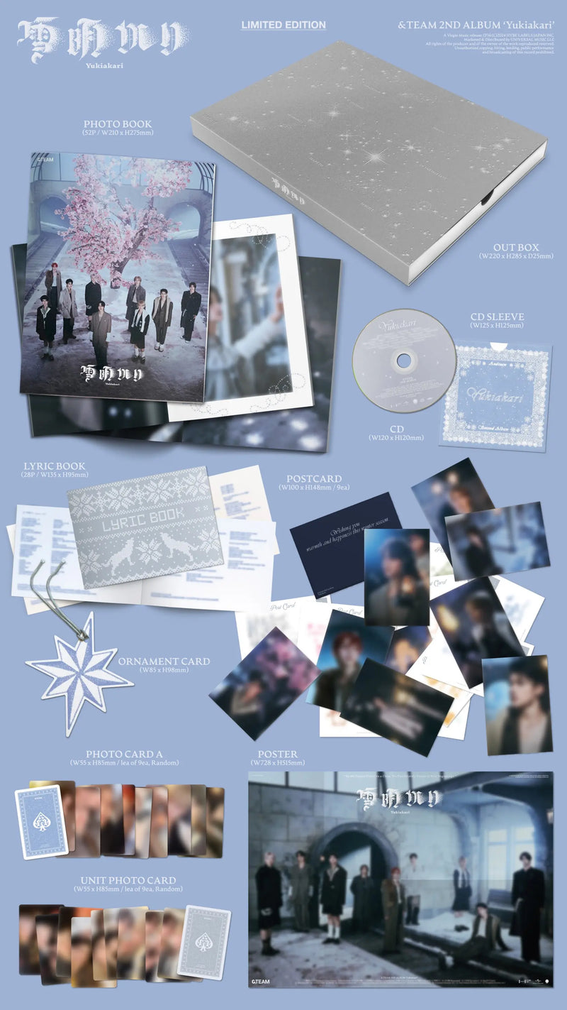 &TEAM - 2ND JAPAN ALBUM - YUKIAKARI (LIMITED EDITION)