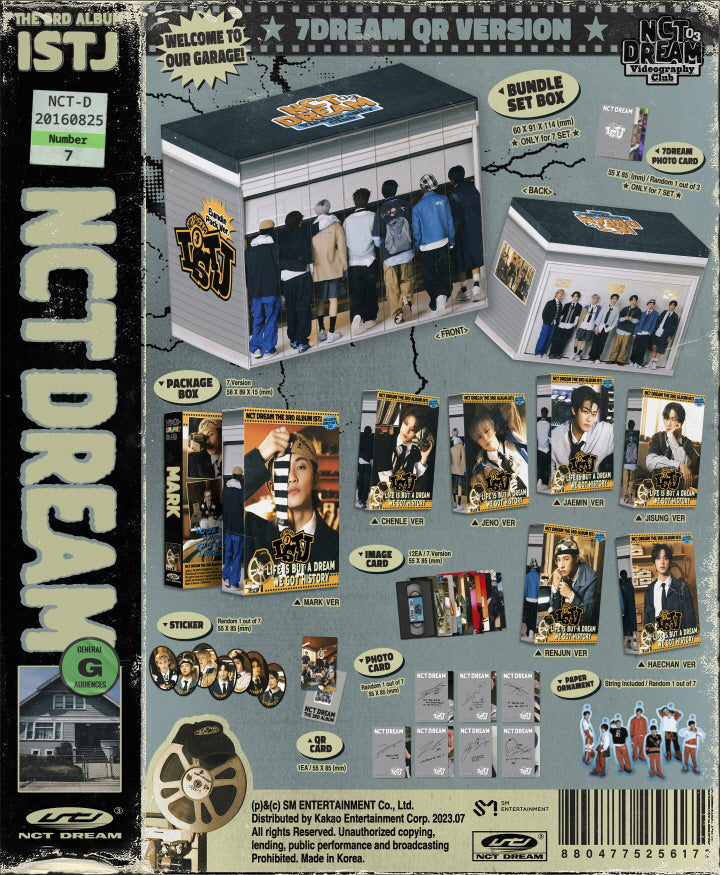 NCT DREAM - 3RD ALBUM REPACKAGE - ISTJ (7DREAM QR VER.)