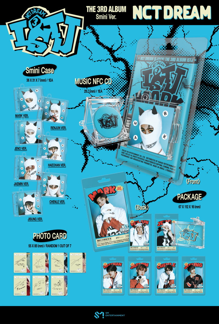 NCT DREAM - 3RD ALBUM REPACKAGE - ISTJ (SMINI VER.)