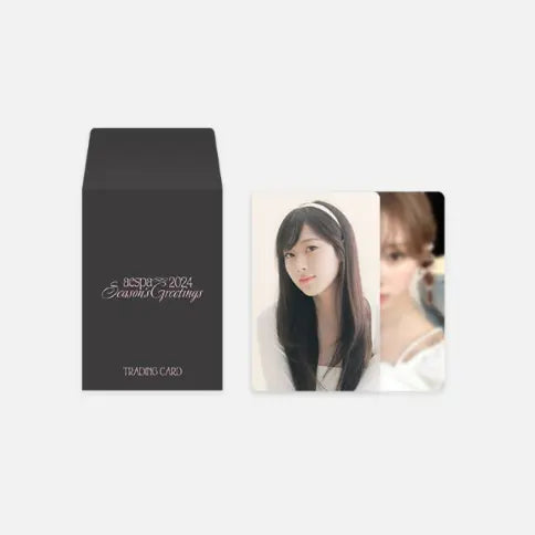 AESPA - 2024 SEASON'S GREETINGS OFFICIAL MERCHANDISE - RANDOM TRADING CARD