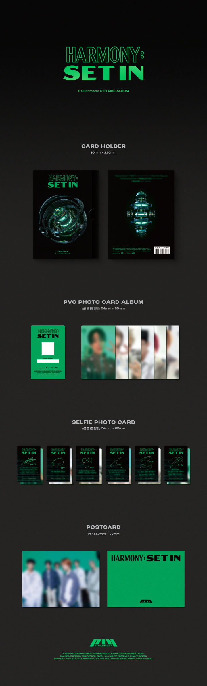 P1HARMONY - 5TH MINI ALBUM - HARMONY : SET IN (PLATFORM VER.)