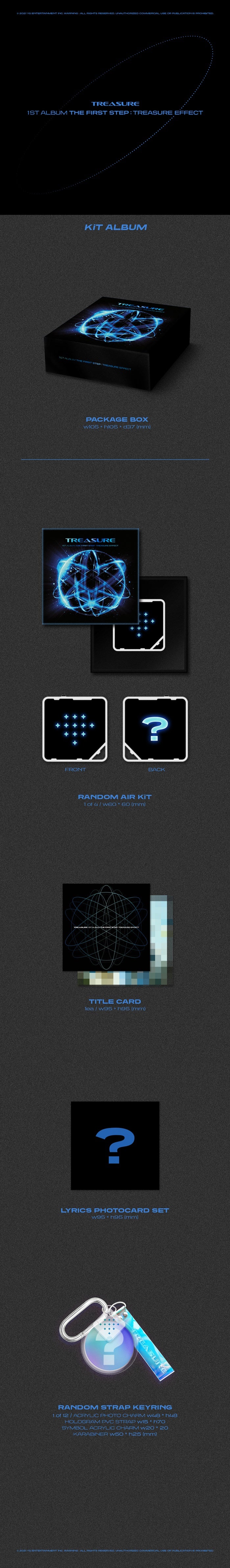 TREASURE - 1ST ALBUM - THE FIRST STEP: TREASURE EFFECT (KiT VER.) (AIR-KIT)