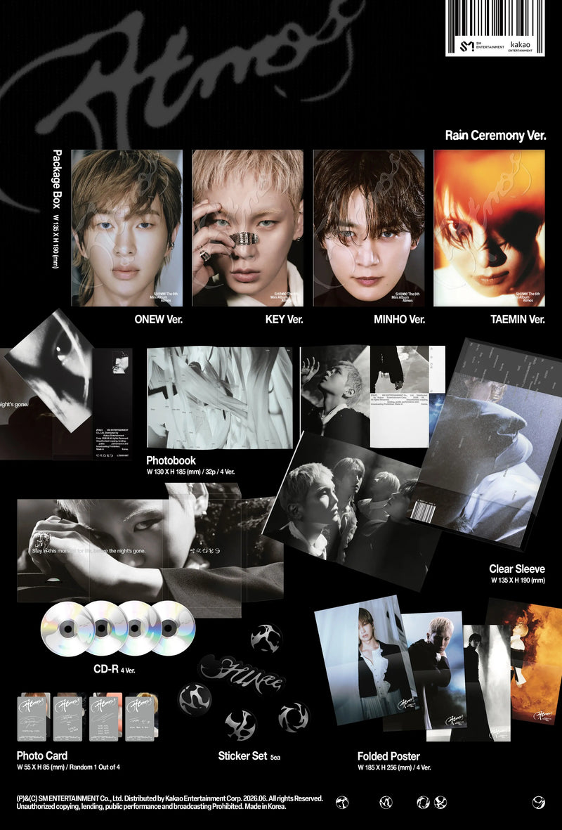SHINee - 6TH MINI ALBUM - ATMOST (RAIN CEREMONY VER.)