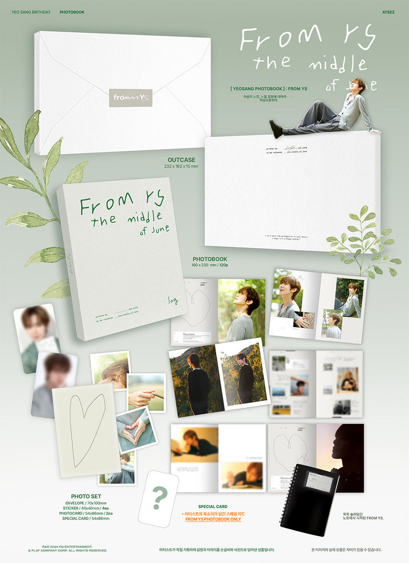 ATEEZ - HBD - YEOSANG PHOTO BOOK: FROM YS