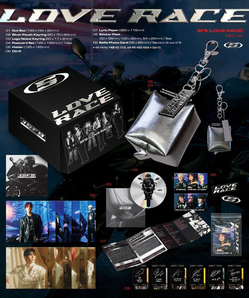 SF9 - 15TH MINI ALBUM - LOVE RACE (MD VER.)