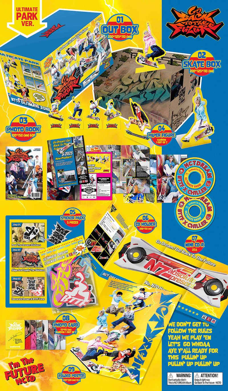 NCT DREAM - 5TH ALBUM - GO BACK TO THE FUTURE (ULTIMATE PARK VER.)