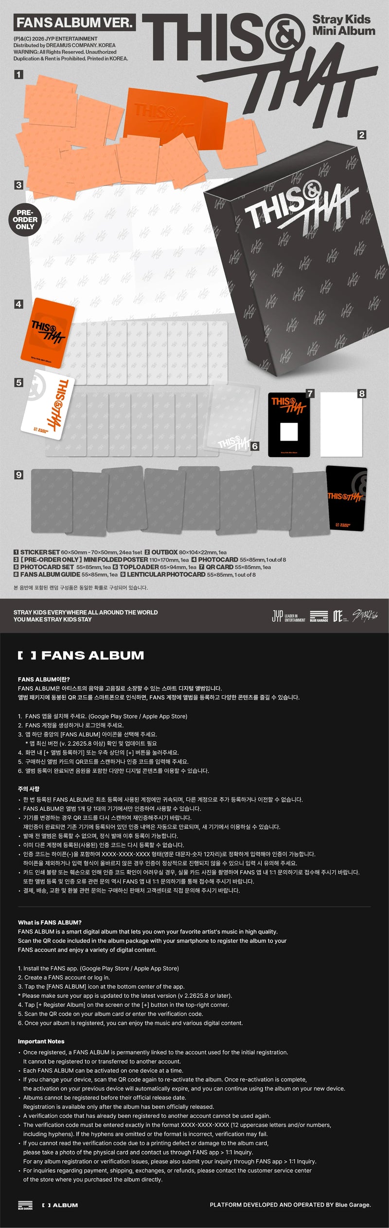 (PREORDER) STRAY KIDS - THIS & THAT (FANS ALBUM VER.)