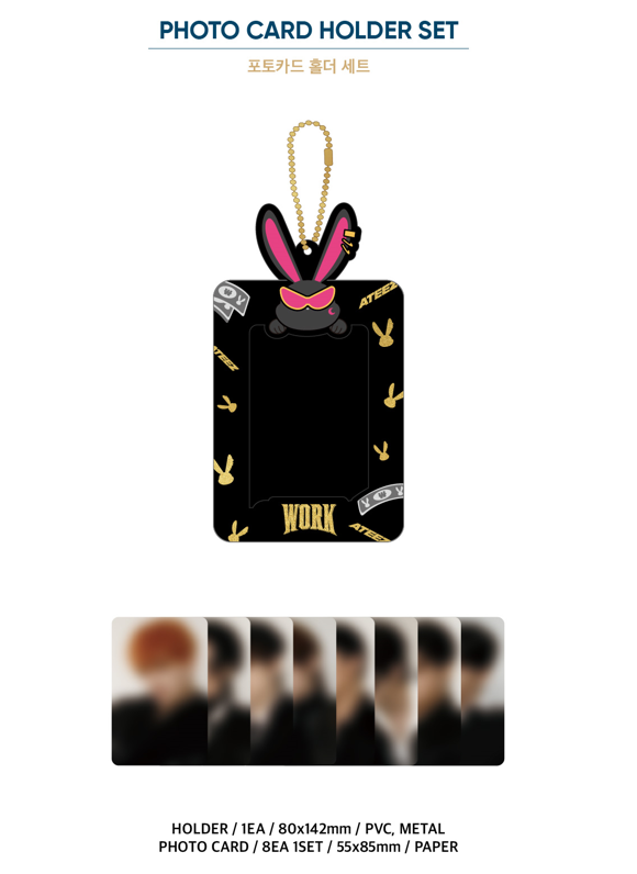ATEEZ - OFFICIAL MD [GOLDEN HOUR : Part.1] - PHOTO CARD HOLDER SET