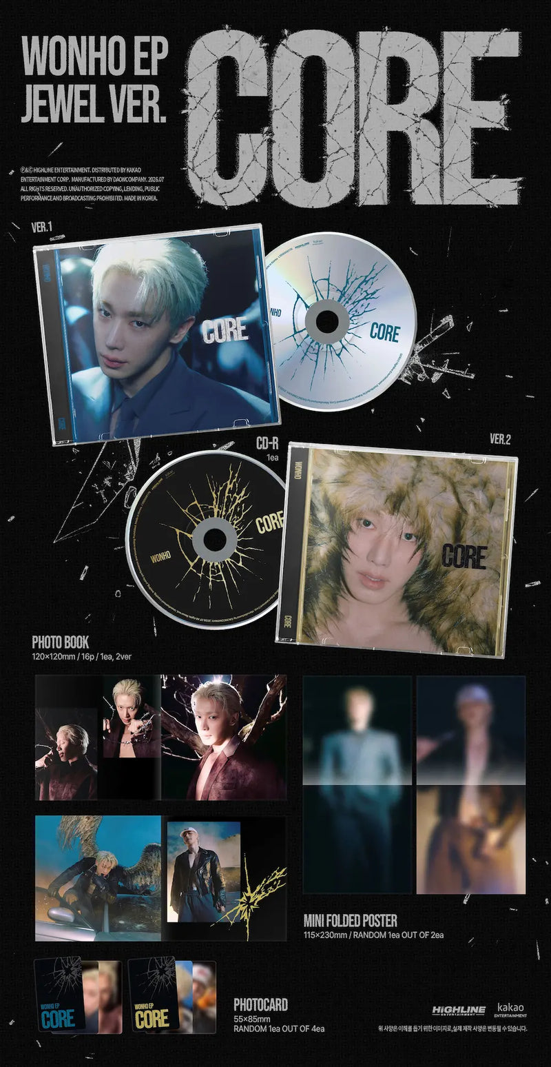 (PREORDER) WONHO - EP ALBUM - CORE (JEWEL VER.)