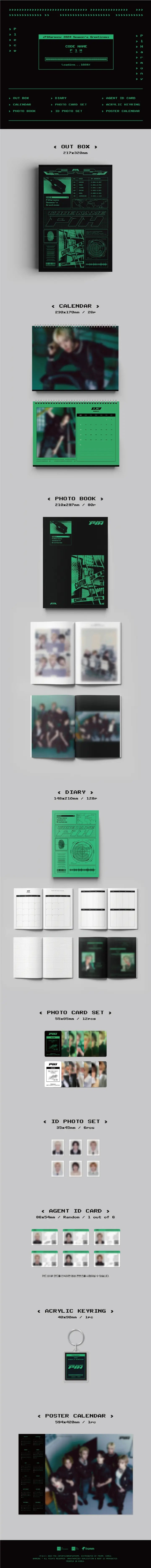 P1HARMONY - 2024 SEASON'S GREETINGS - CODE NAME P1H