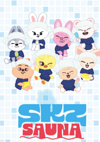 (KUJI) Stray Kids JYP JAPAN POPUP STORE 2025 ONLINE LUCKY CHANCE: SKZ SAUNA