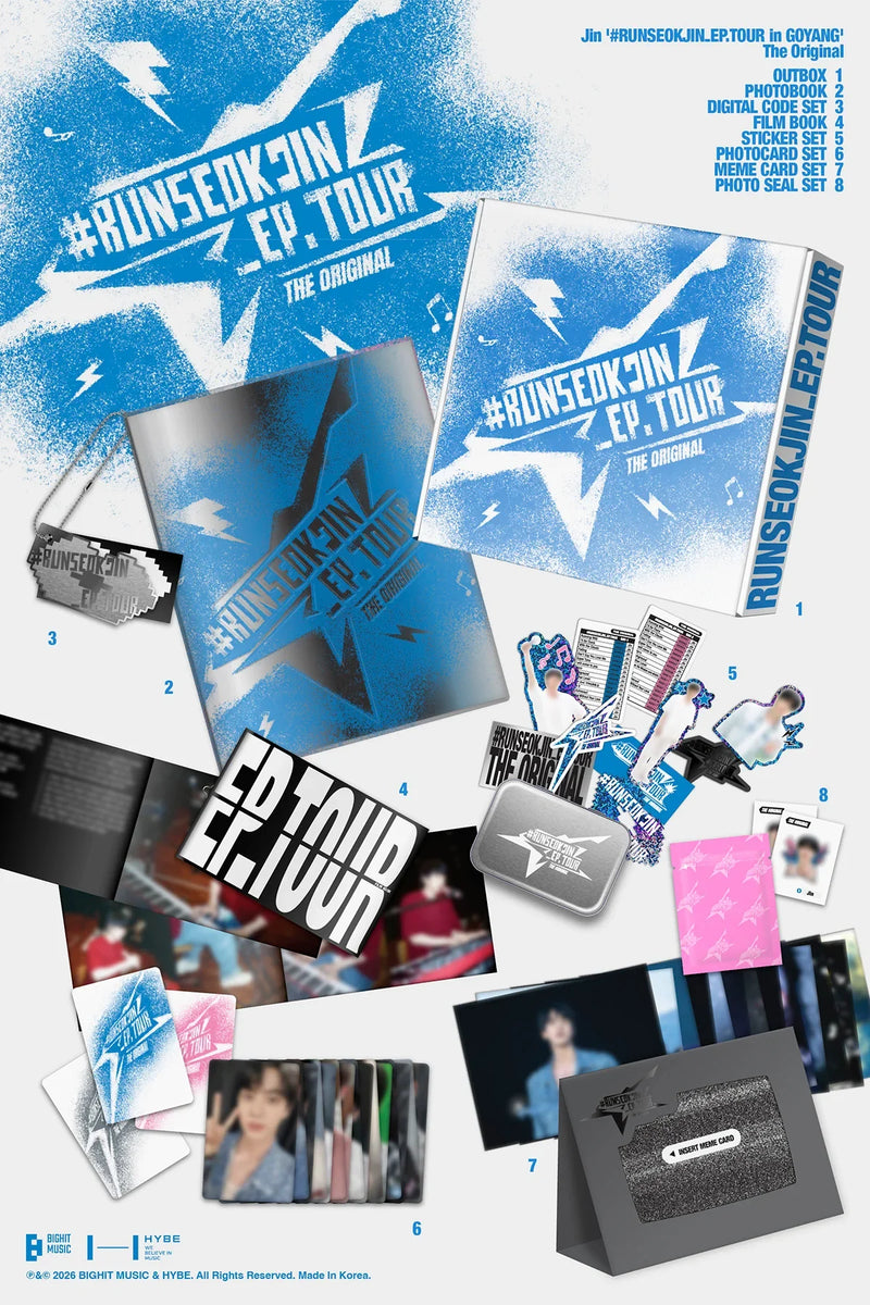 (PREORDER) BTS - Jin #RUNSEOKJIN_EP.TOUR in GOYANG THE ORIGINAL