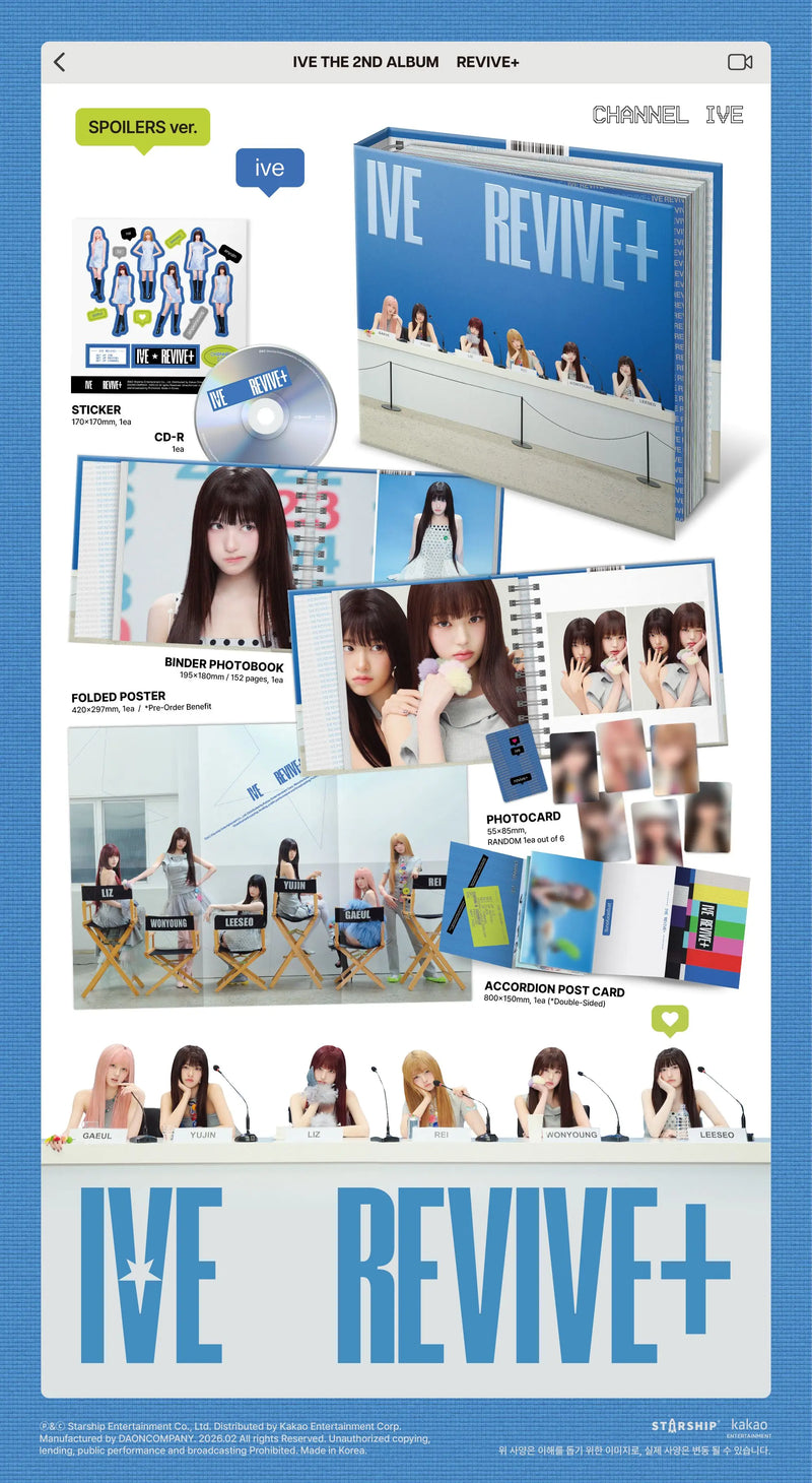 IVE - IVE 2ND ALBUM - REVIVE+ (SPOILERS VER.)