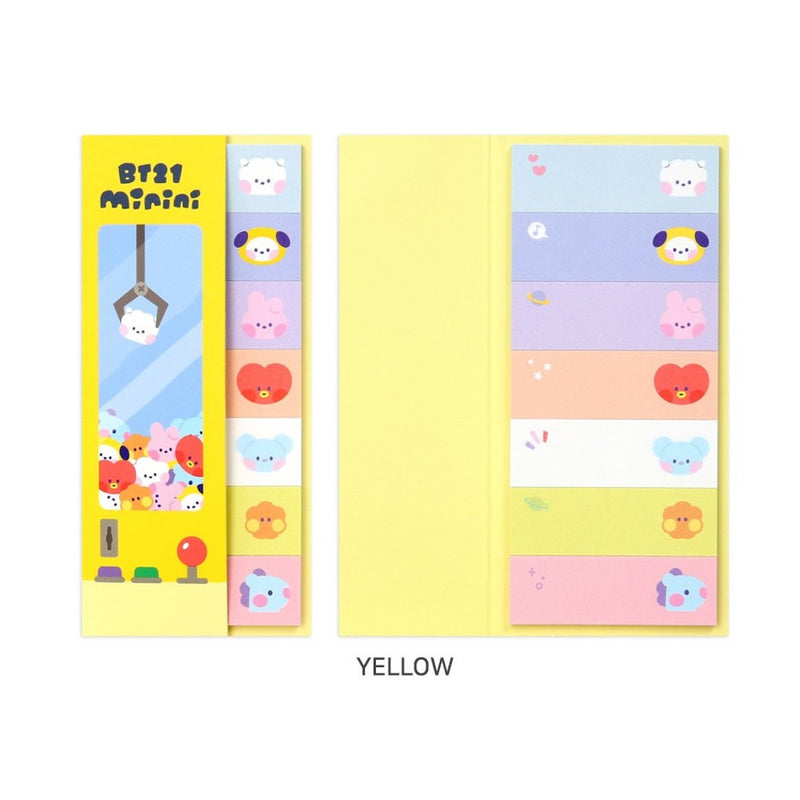 BT21 - MININI - STICKY INDEX BOOKMARK NOTEPAD