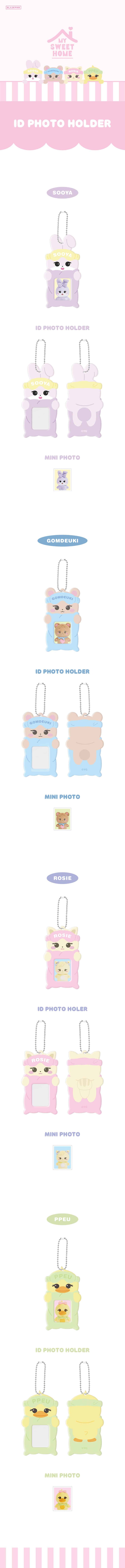 BPTOURMSH BLACKPINK - CHARACTER ID PHOTO HOLDER