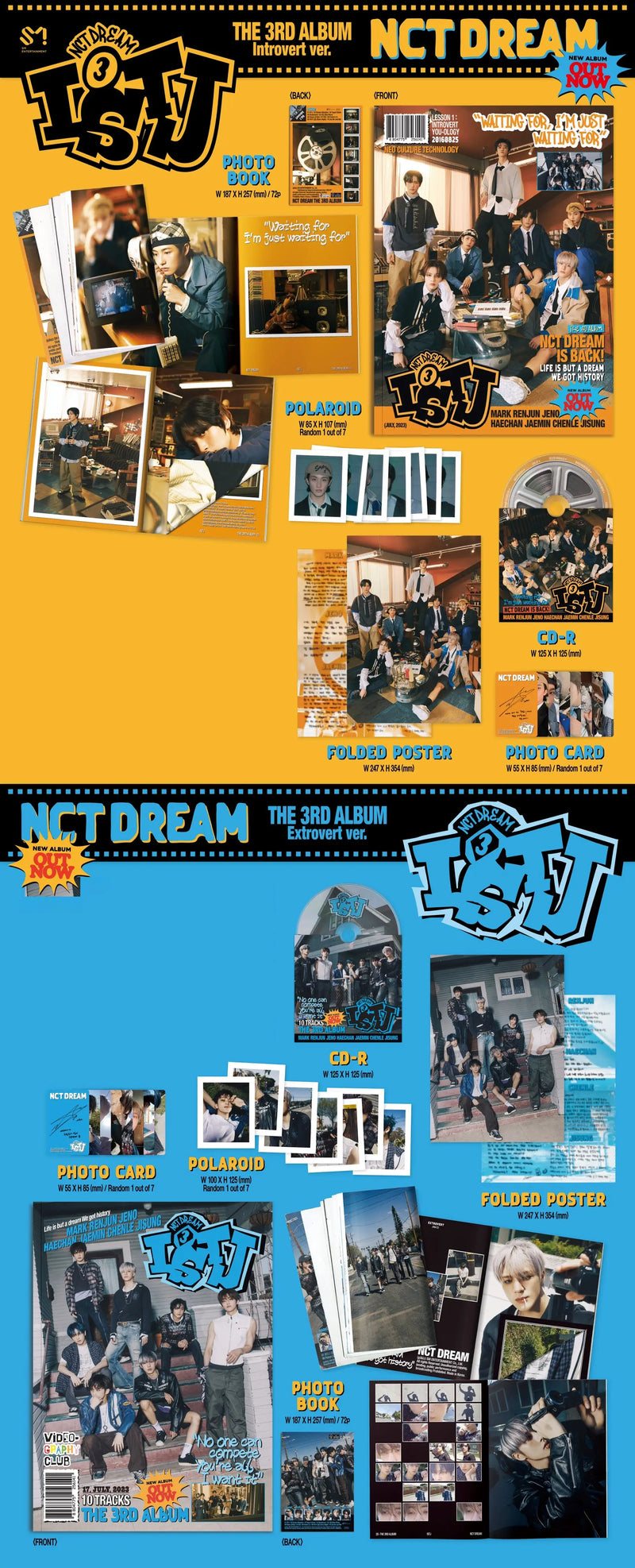 NCT DREAM - 3RD ALBUM REPACKAGE - ISTJ (PHOTOBOOK VER.)