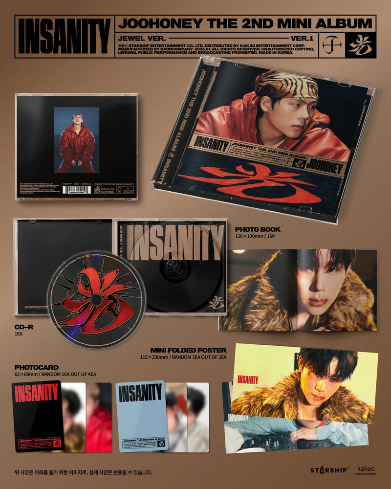 JOOHONEY - 2ND MINI ALBUM - 光 (Insanity) (Jewel Ver.)