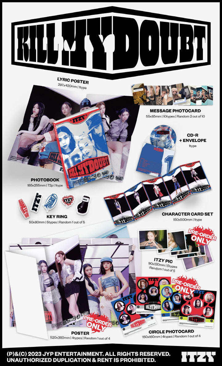 ITZY - KILL MY DOUBT - (LIMITED EDITION)