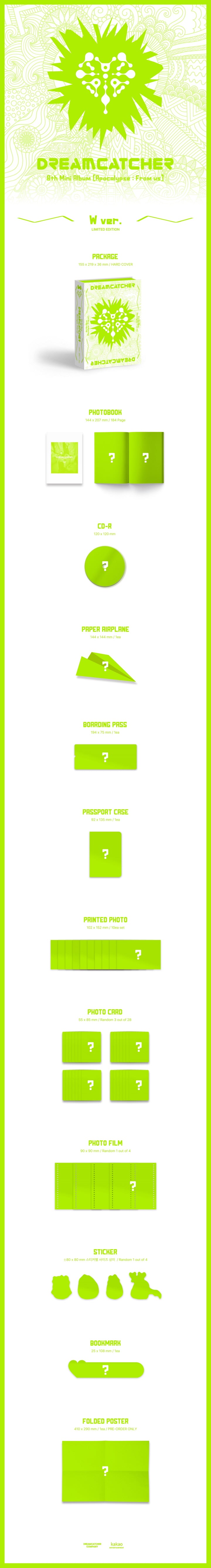 DREAMCATCHER - 8TH MINI ALBUM - APOCALYPSE : FROM US (LIMITED EDITION)