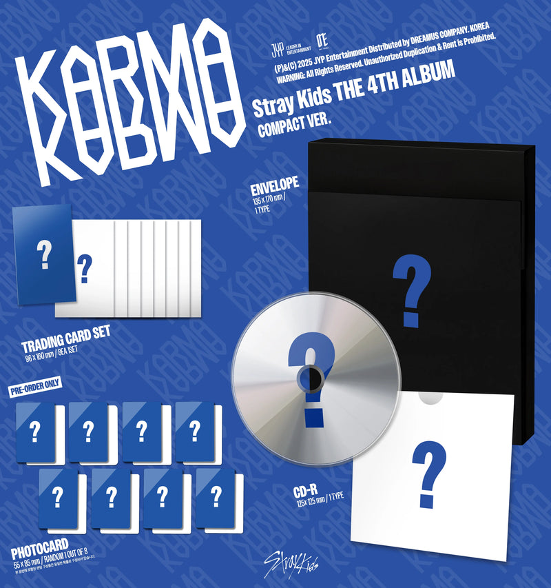 STRAY KIDS - 4TH ALBUM - KARMA (COMPACT VER.)