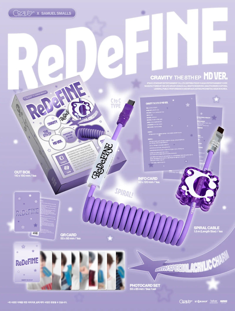 (PREORDER) CRAVITY - 8TH EP ALBUM - REDEFINE (MD VER.)