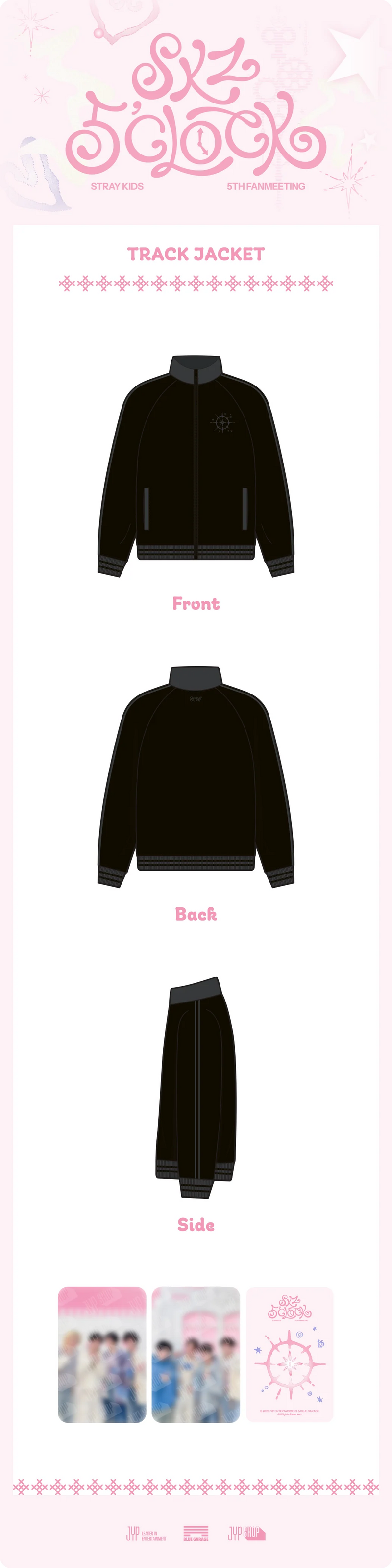 (PREORDER) STRAY KIDS - SKZ 5'CLOCK 5TH FAN MEETING OFFICAL MD TRACK JACKET