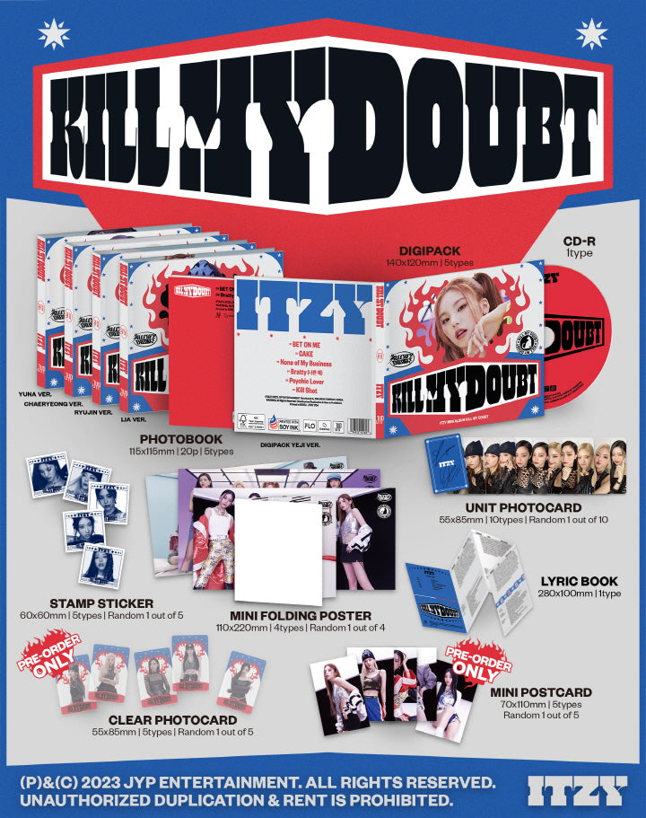 ITZY - KILL MY DOUBT - (DIGIPACK EDITION)