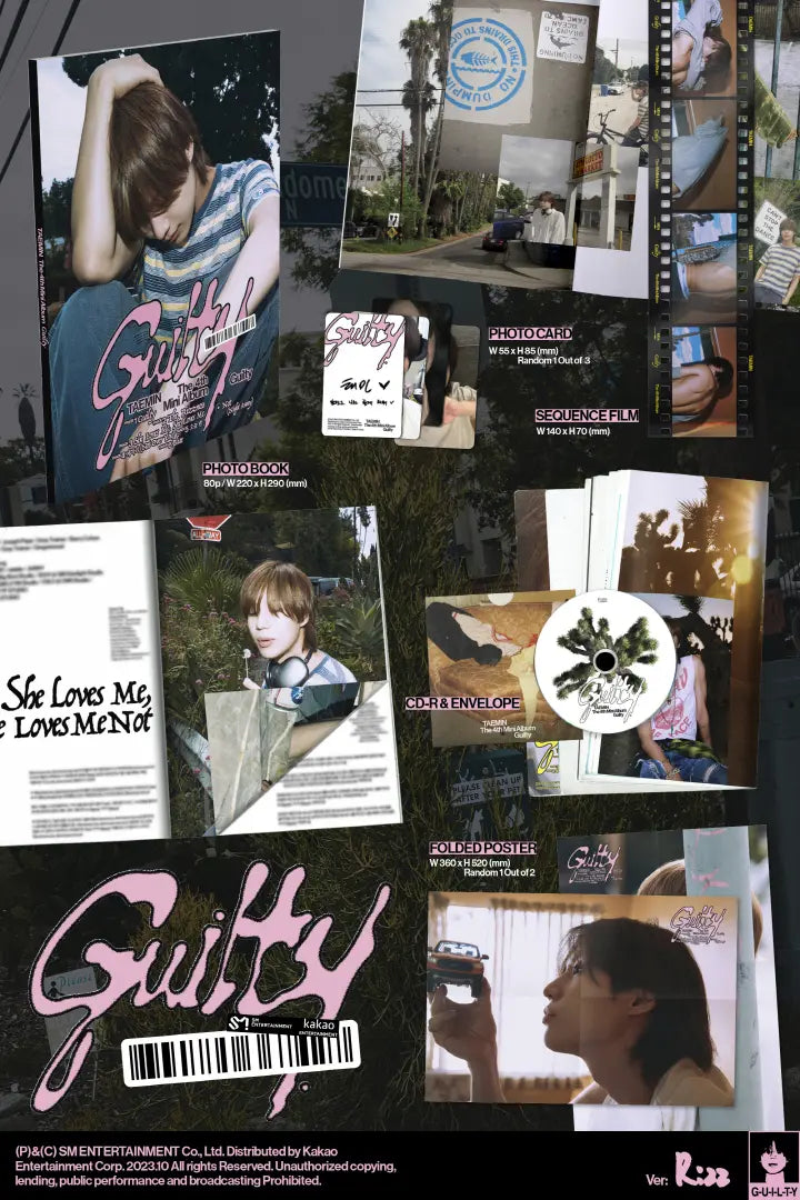 SHINee - TAEMIN - 4TH MINI ALBUM - GUILTY (PHOTOBOOK VER.)