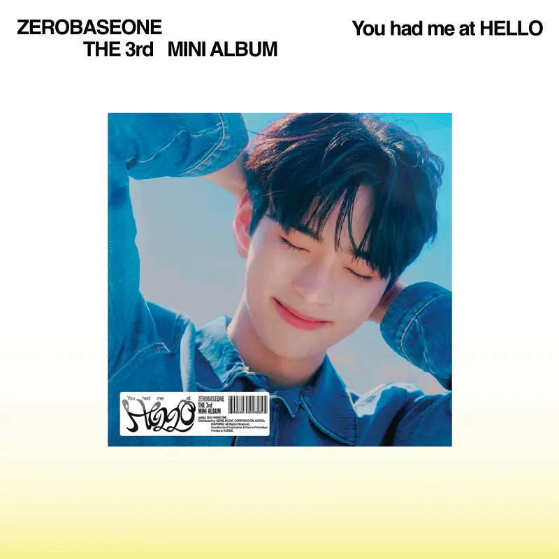 ZEROBASEONE - 3RD MINI ALBUM - YOU HAD ME AT HELLO (DIGIPACK VER.)