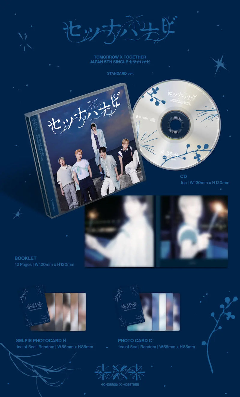 (PREORDER LATE SEPT) TXT - JAPAN 5TH SINGLE ALBUM - SETSUNA HANABI (REGULAR EDITION)