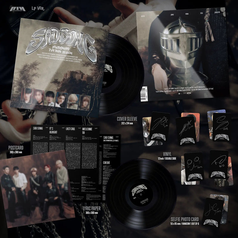P1HARMONY - 8TH MINI ALBUM - SAD SONG (LP VINYL)
