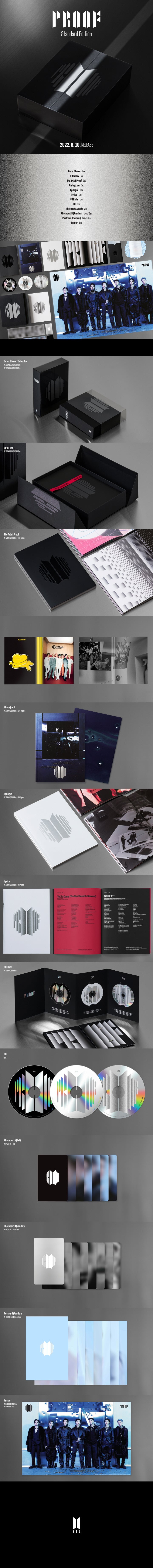 BTS - ANTHOLOGY ALBUM - PROOF (STANDARD EDITION)