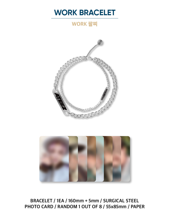 ATEEZ - OFFICIAL MD [GOLDEN HOUR : Part.1] - WORK BRACELET
