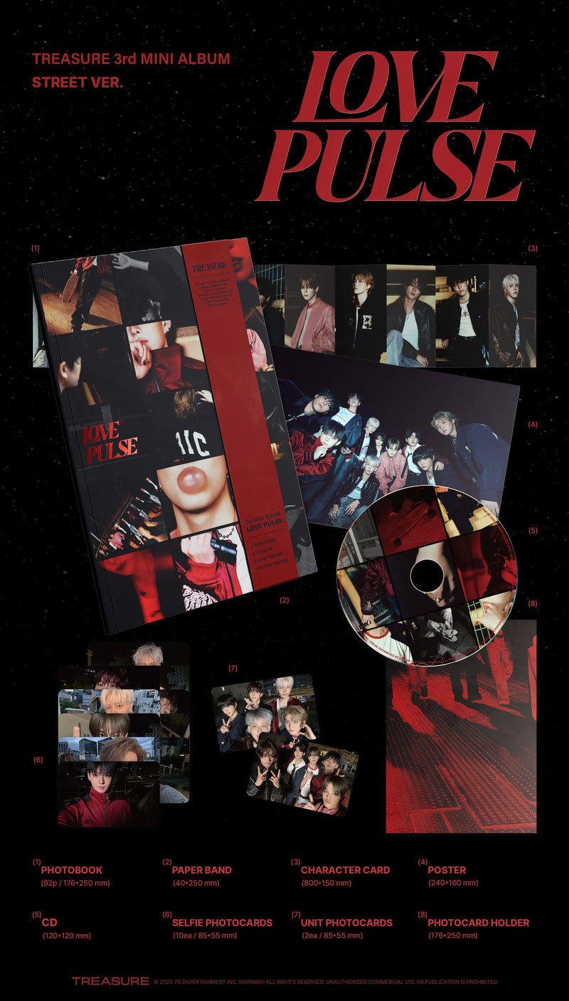 TREASURE - 3RD MINI ALBUM - LOVE PULSE