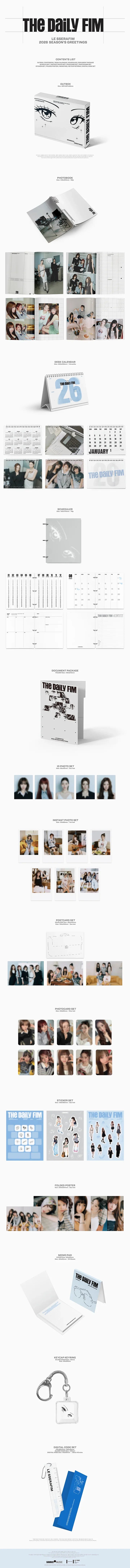 LE SSERAFIM - 2026 SEASON'S GREETINGS