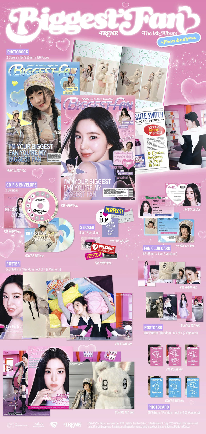 IRENE - 1ST ALBUM - BIGGEST FAN (PHOTOBOOK VER.)