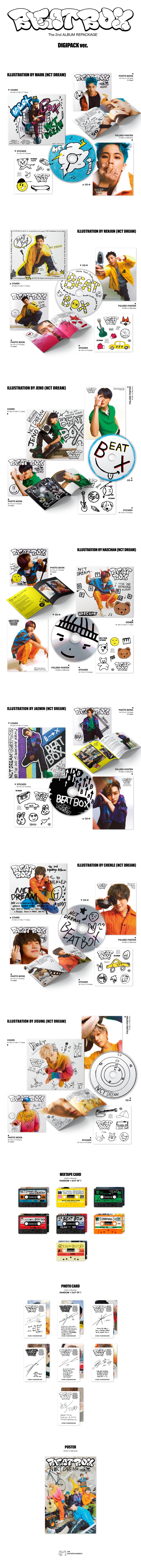 NCT DREAM - 2ND ALBUM REPACKAGE - BEATBOX (DIGIPACK VER.)