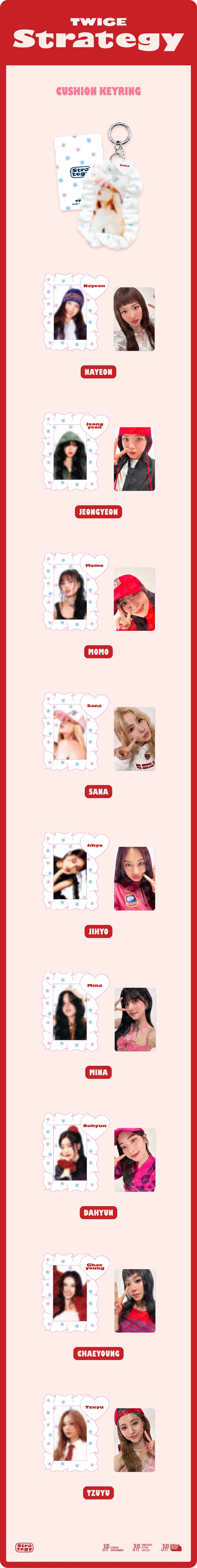 TWICE - Cushion Keyring ['STRATEGY' POP-UP in Seoul Official MD]