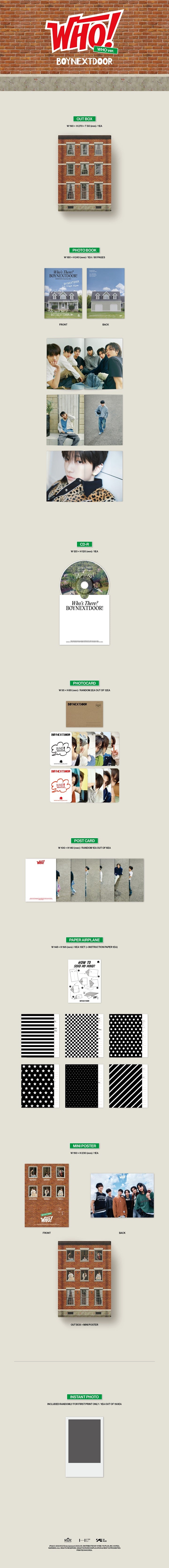 BOYNEXTDOOR - 1ST SINGLE ALBUM - WHO!