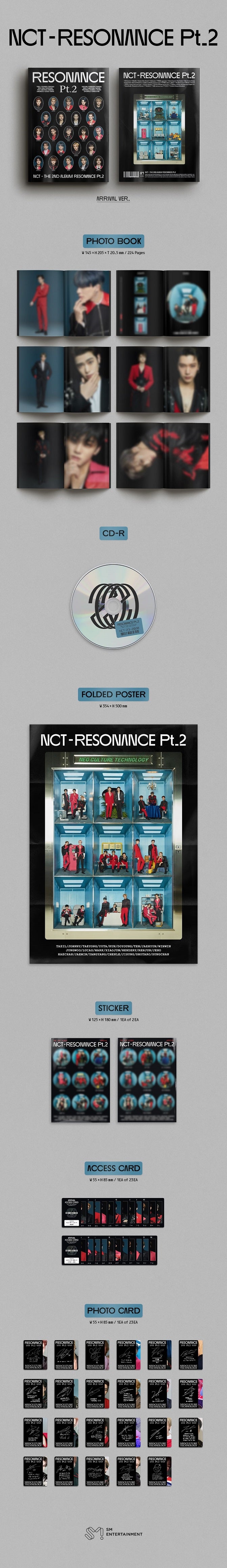 NCT - THE 2ND ALBUM - RESONANCE PT.2 (ARRIVAL VER.)