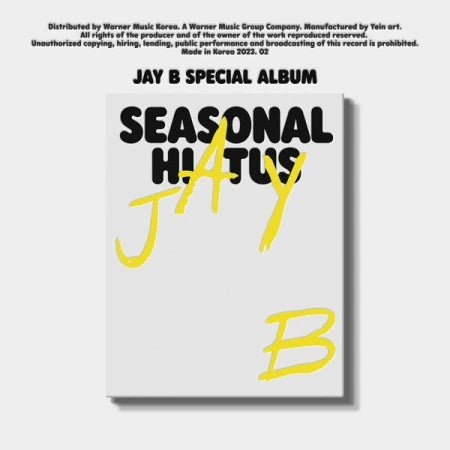 GOT7 - JAY B -  SPECIAL ALBUM - SEASONAL HIATUS