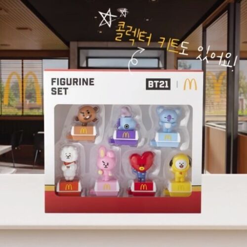 MCD'S X BT21 - FIGURINE SETS (LIMITED EDITION)