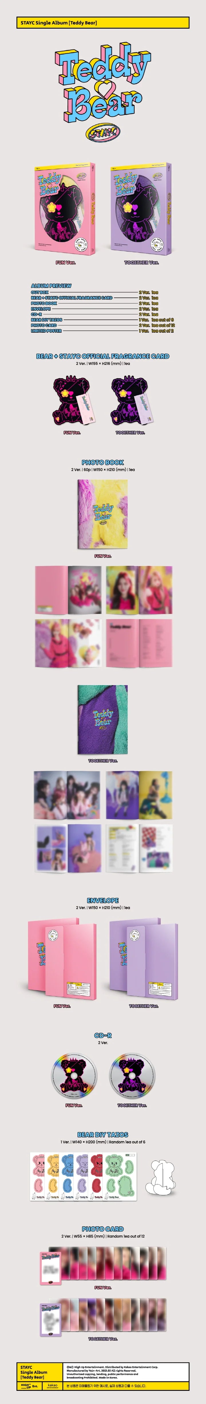 STAYC - 4TH SINGLE ALBUM - TEDDY BEAR