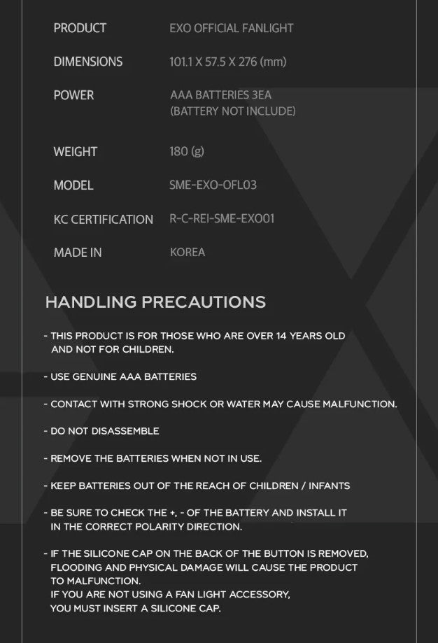 EXO - Official Light Stick Ver. 3 — Oh Seoul Happy
