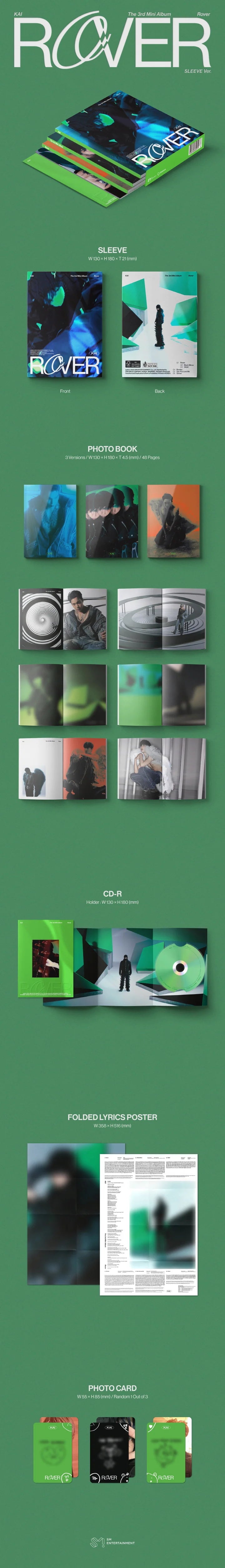 EXO - KAI - 3RD MINI ALBUM - ROVER (SLEEVE VER.)