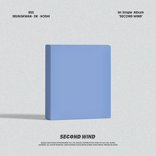 SEVENTEEN BSS - 1ST SINGLE ALBUM - 'SECOND WIND'